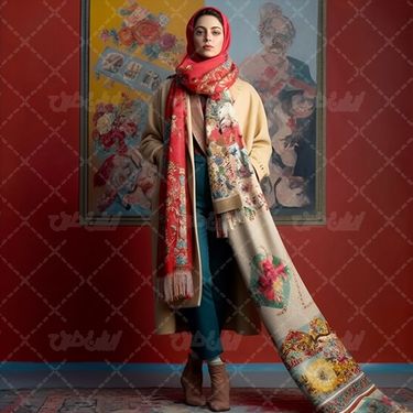 شال بلند زنانه ایرانی