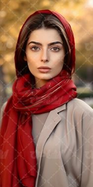 عکس با کیفیت روسری زنانه ایرانی