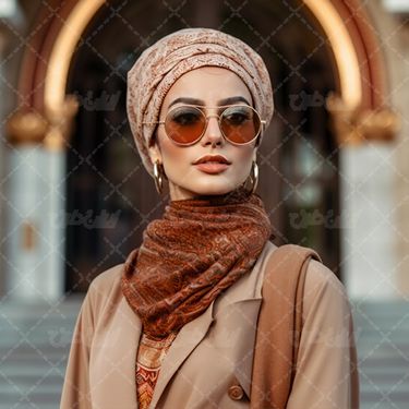عینک و روسری زنانه ایرانی