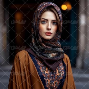 روسری طرحدار زنانه ایرانی