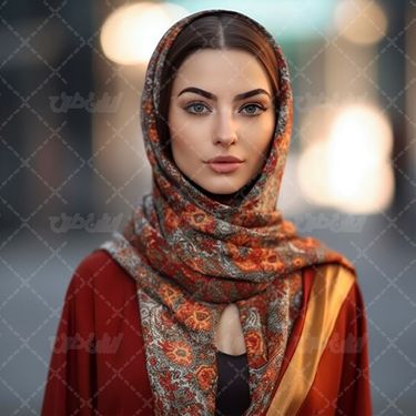 تصویر با کیفیت روسری زنانه ایرانی