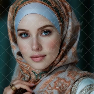 تصویر با کیفیت روسری زنانه ایرانی
