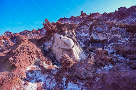 رویشگاه زیبایی و اسرارآمیز: کوه الهه نمک هرمز