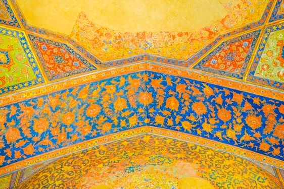 نقوش کاخ چهل ستون اصفهان
