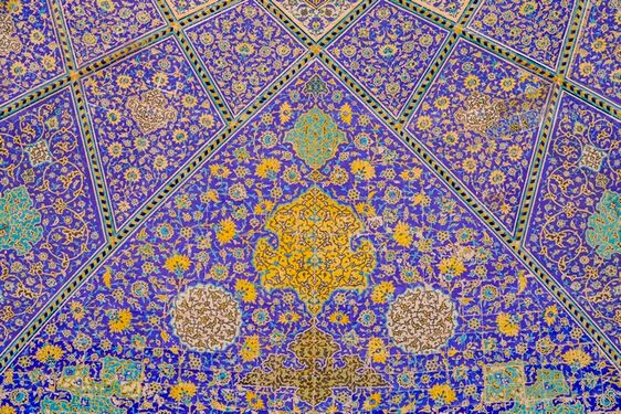 کاشی کاری مسجد جامع جاذبه مذهبی اصفهان