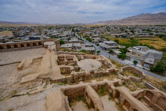 عکس با کیفیت قلعه تل ایذه