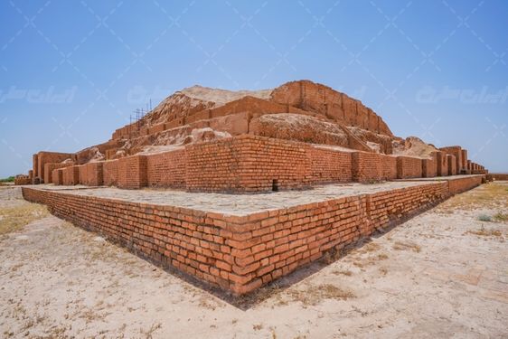 عکس با کیفیت زیگورات چغازنبیل