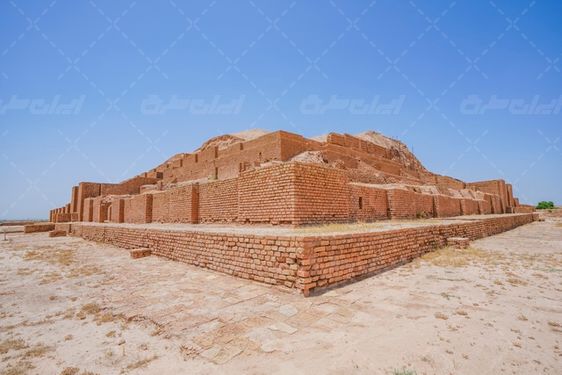 تصویر با کیفیت زیگورات چغازنبیل