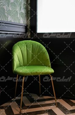 تصویر با کیفیت صندلی همراه با مبلمان و طراحی داخلی