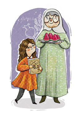 پوستر شب یلدا گرافیکی