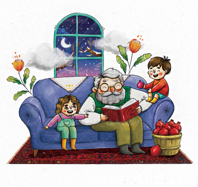 پوستر شب یلدا گرافیکی