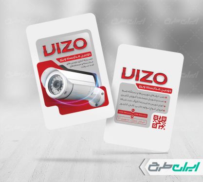 طرح کارت ویزیت دوربین مدار بسته