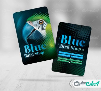 طرح کارت ویزیت پرنده فروشی