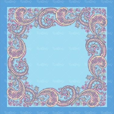 طرح وکتور روسری و شال ایرانی برداری لایه باز