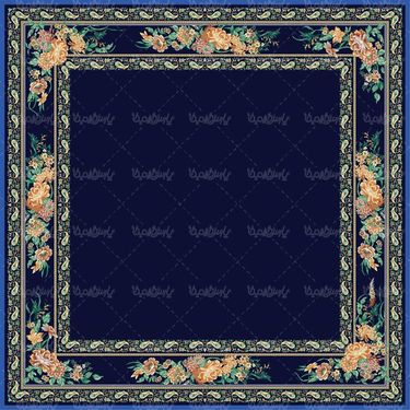 طرح وکتور روسری و شال ایرانی برداری لایه باز