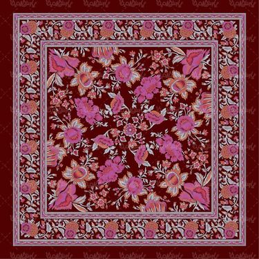 وکتور روسری و شال ایرانی برداری لایه باز