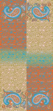 وکتور روسری و شال ایرانی برداری لایه باز