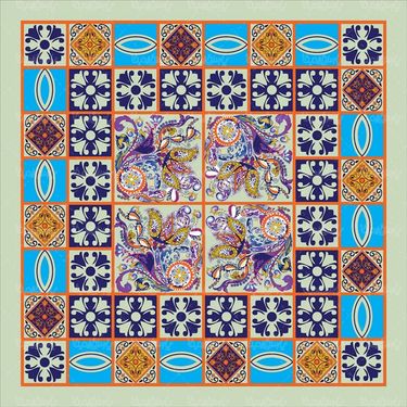 طرح لایه باز وکتور روسری و شال ایرانی