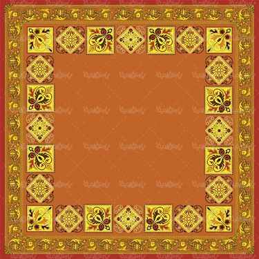 طرح وکتور روسری و شال ایرانی برداری لایه باز