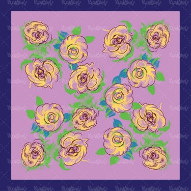 طرح وکتور روسری و شال ایرانی برداری لایه باز