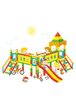 وکتورقلعه بادی کودکان  وکتور سرسره بادی