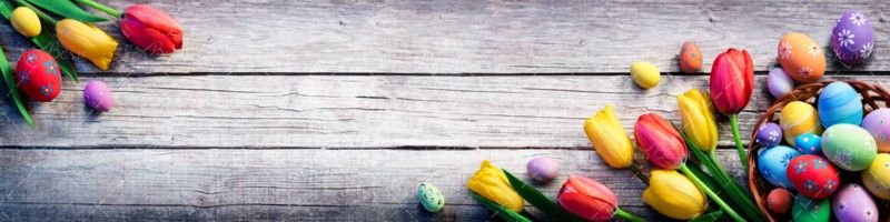 سبد تخم مرغ عید تخم مرغ رنگی طراحی روی تخم مرغ