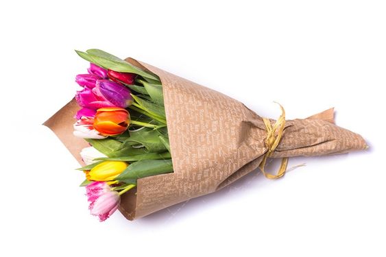 دسته گل مناسبتی گلفروشی گل طبیعی کاغذ تزئین گل