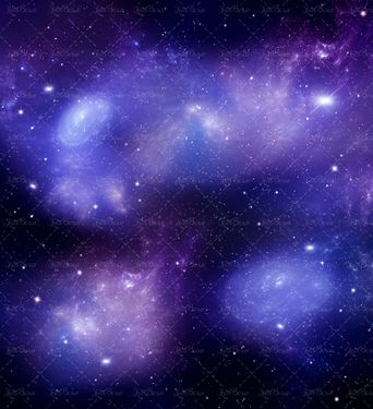 آسمان شب پرستاره کهکشان تاریکی آسمان نور آبی در تاریکی شب