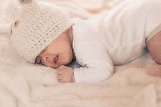 عکاسی آتلیه کودک پتو نوزاد خردسال بچه کلاه خرگوشی10