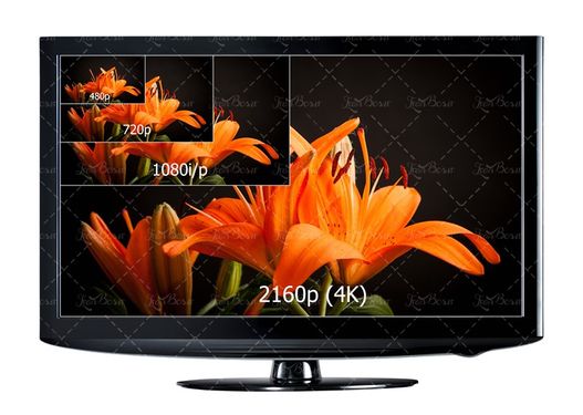 تلویزیون 4k تلویزیون ال ای دی کیفت تصویر نمایشگر