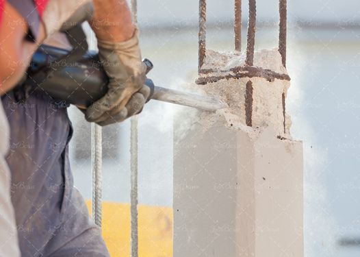 تخریب ساختمان, تخریب بتن, دلر بتن ,دلر چکشی