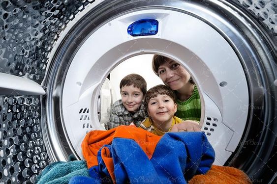 ماشین لباسشویی  لباس چرک