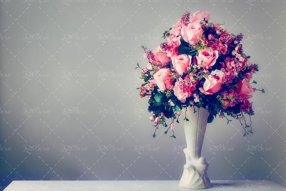گلدان و گل مصنوعی گل فروشی