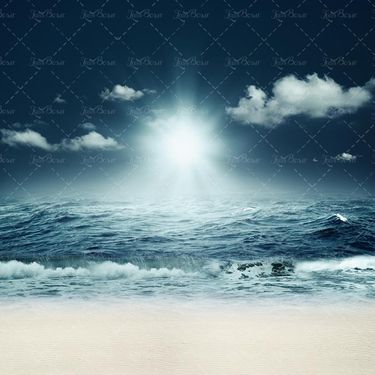 دریای مواج دریا آسمان ابری دریای طوفانی 3