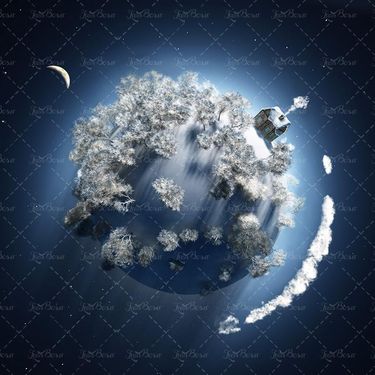 کره زمین از فاصله دور ابر دور زمین 4