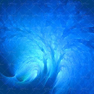 جوهر آبی در آب دود رنگی گرافیک رنگ