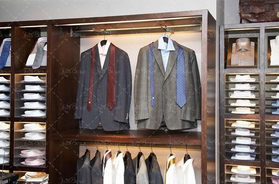 لباس فروشی مردانه کت و شلوار کراوات
