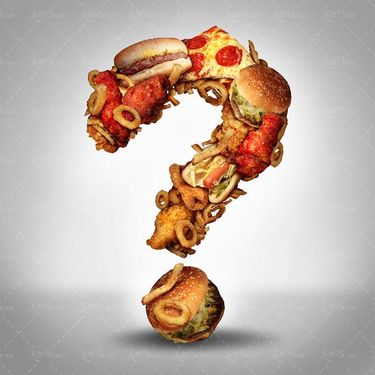 علامت سوال ساندویچی و فست فود