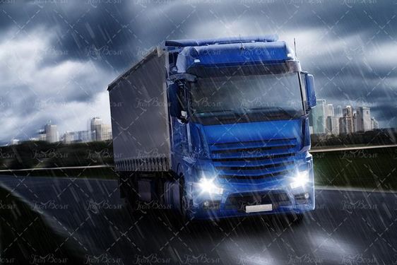 ماشین سنگین جاده رانندگی کامیون 7