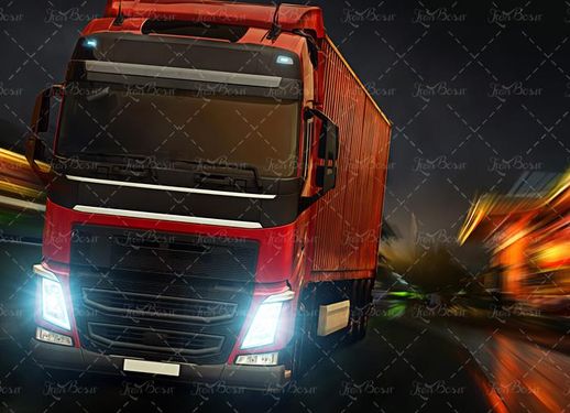 ماشین سنگین جاده رانندگی کامیون 10