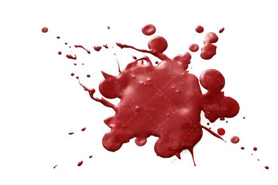 قطره های خون رنگ چکیدن خون گواش 4