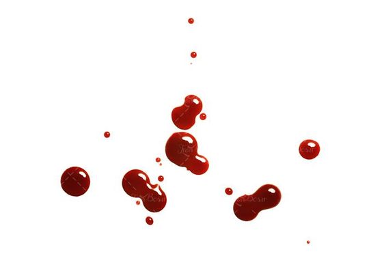 قطره های خون رنگ چکیدن خون گواش 14