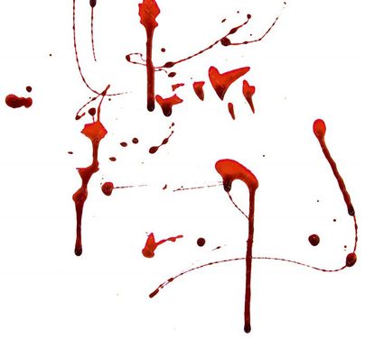 قطره های خون رنگ چکیدن خون گواش 27