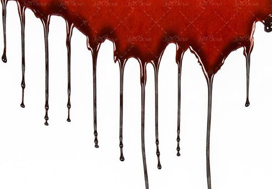 قطره های خون رنگ چکیدن خون گواش 40
