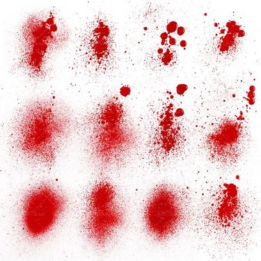 قطره های خون رنگ چکیدن خون گواش 41