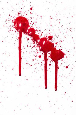 قطره های خون رنگ چکیدن خون گواش 45