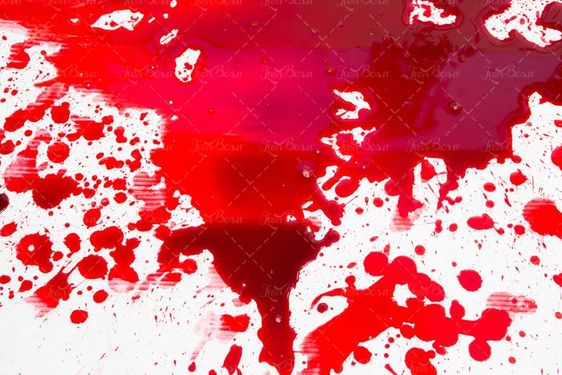 قطره های خون رنگ چکیدن خون گواش 54