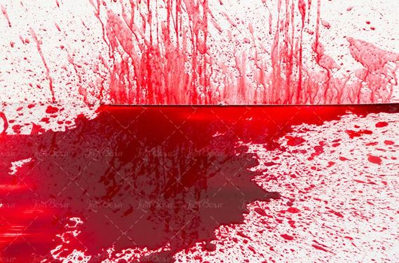 قطره های خون رنگ چکیدن خون گواش 55