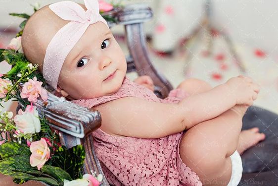 آتلیه کودک نوزاد دختر