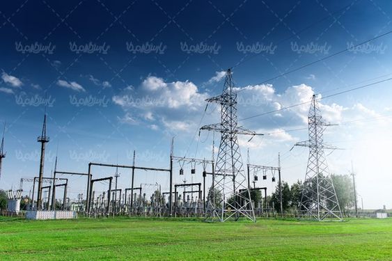 نیروگاه برق دکل برق تولید انرژی